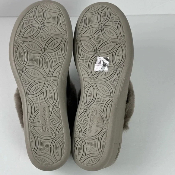 Martha Stewart x Skechers Pier-Lite Mules Cozy High Dark Taupe SZ: 9 NWOB - Picture 11 of 12